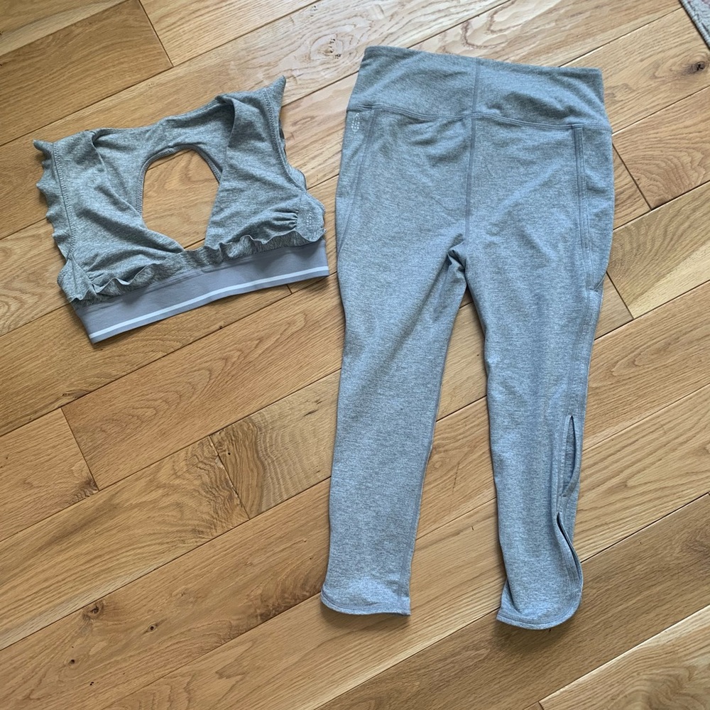 Free People Leggings and Sports Bra Set
